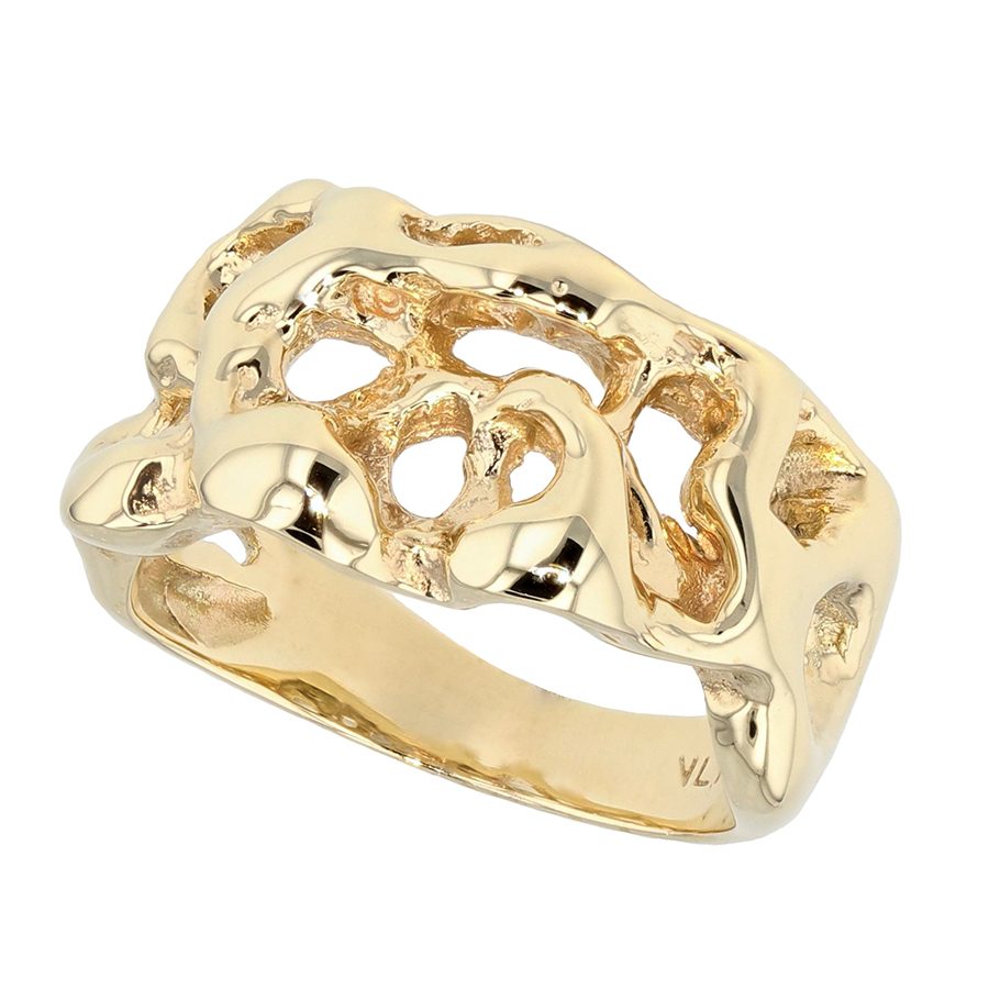 Nugget Style Yellow Gold Ring