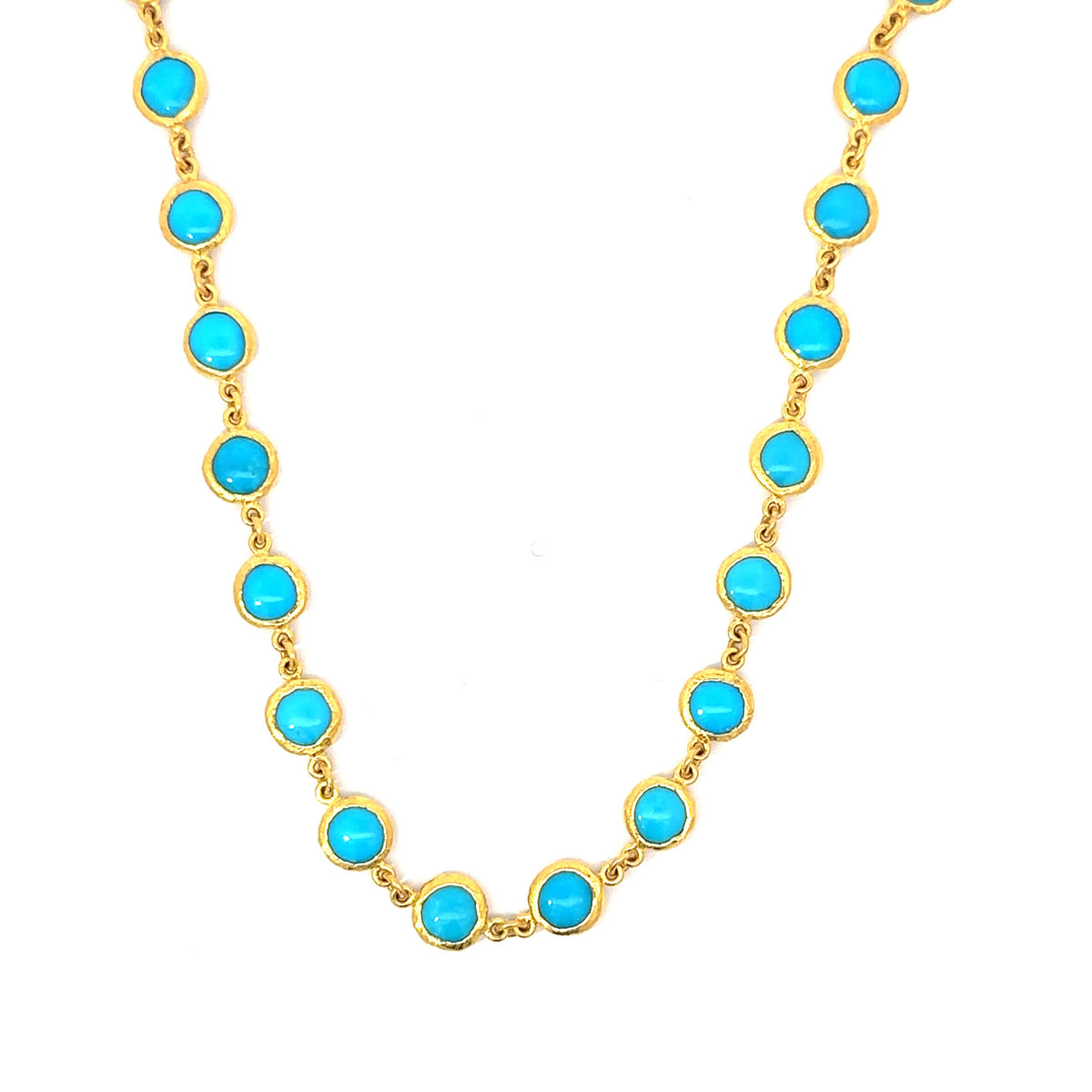 Turquoise Station Necklace