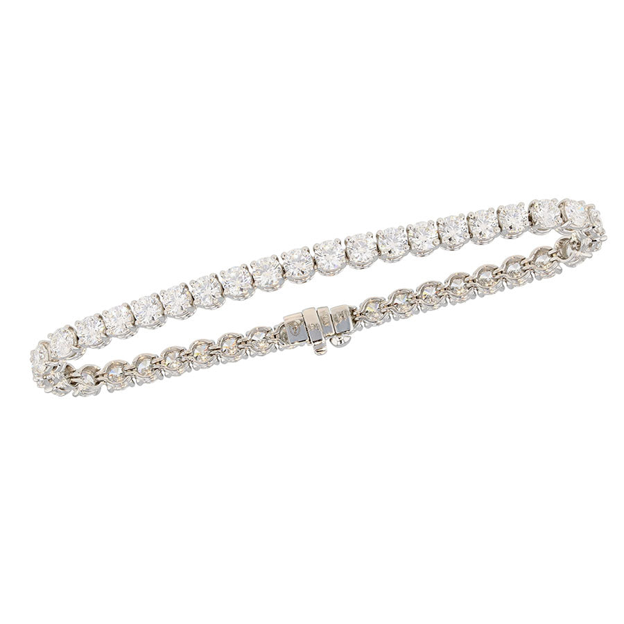 Diamond "Line Bracelet" in Platinum
