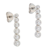 Platinum and Diamond Earrings