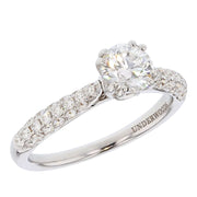 Round Diamond in White Gold Ring