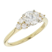 Round Diamond in Yellow Gold Ring