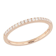 Rose Gold Diamond Band