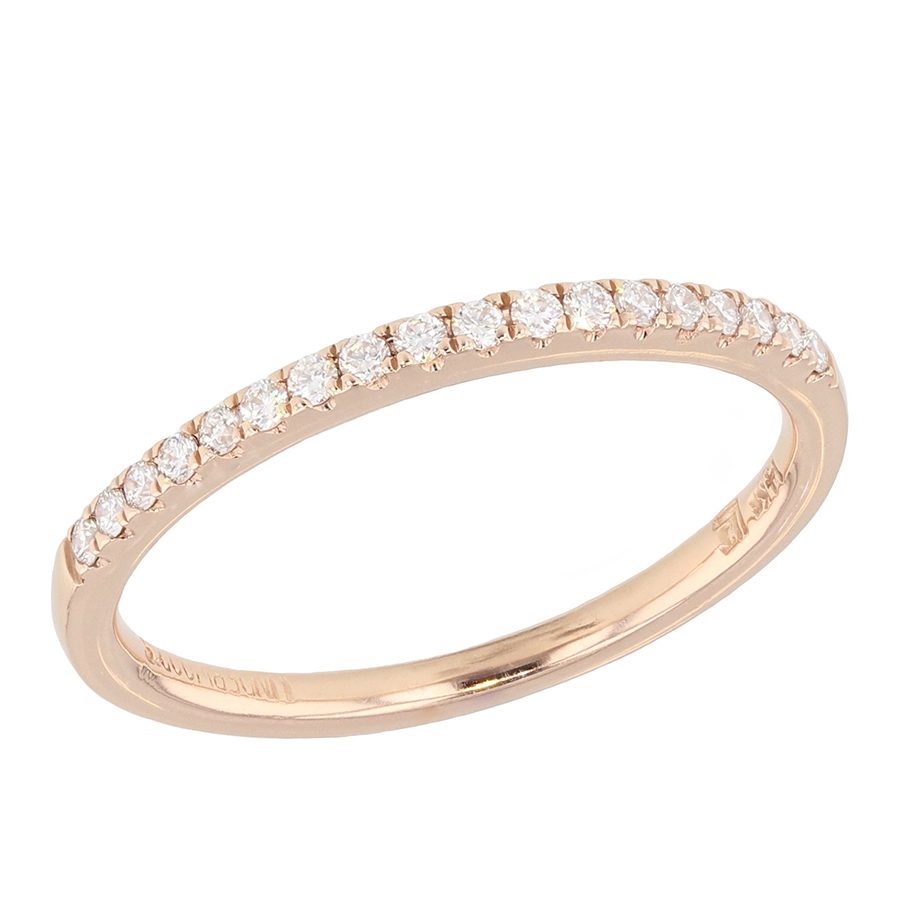 Rose Gold Diamond Band