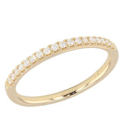 Yellow Gold Diamond Band