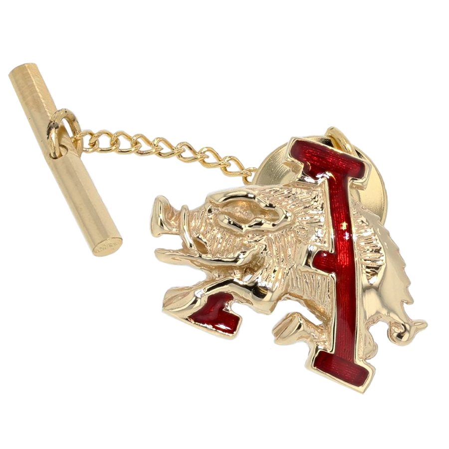 Enamel "A" Razorback Tie Tac
