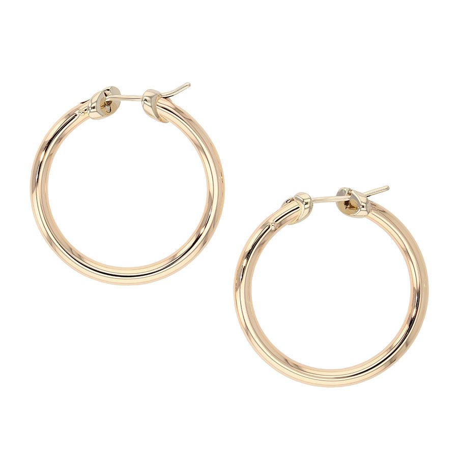Rose Gold Hoop Earrings