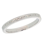 Engraved Platinum Band