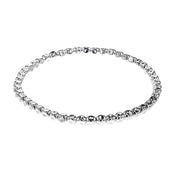 Sterling Silver Beaded Stretch Bracelet