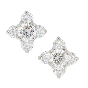 Diamonds and White Gold Earrings
