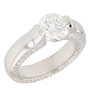 Round Diamonds in White Gold Ring