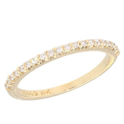 Yellow Gold Diamond Band